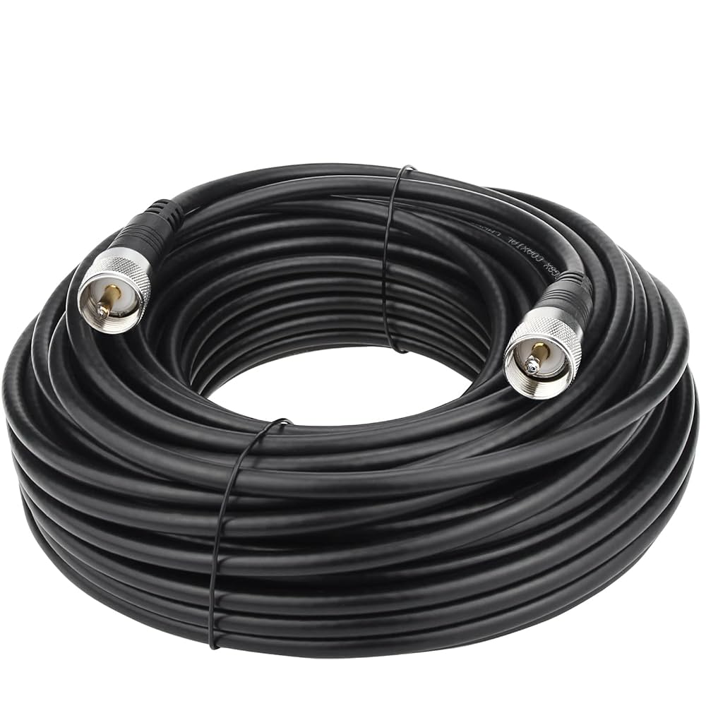 Amazon.com: Ullnosoo RG8x Coaxial Cable 100 ft, CB Radio